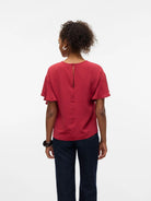VERO MODA Vero Moda VMALVA Top Donna Karanda Red Top