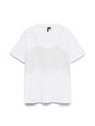 Vero Moda VMBENEDICTE T-Shirt Donna Bianco - Santangelo