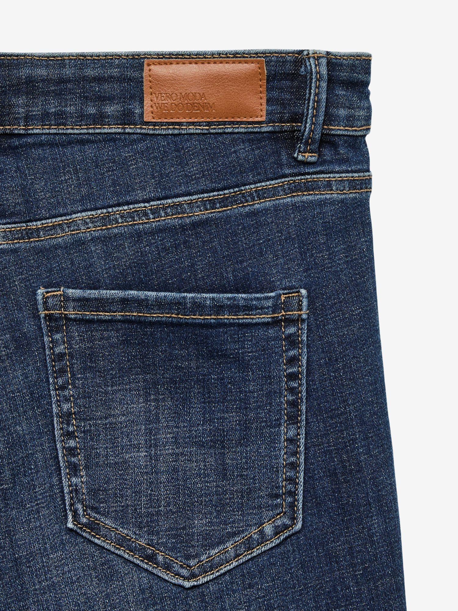VERO MODA Vero Moda VMFLASH Vita media Flared Fit Jeans Donna Dark Blue Denim Jeans