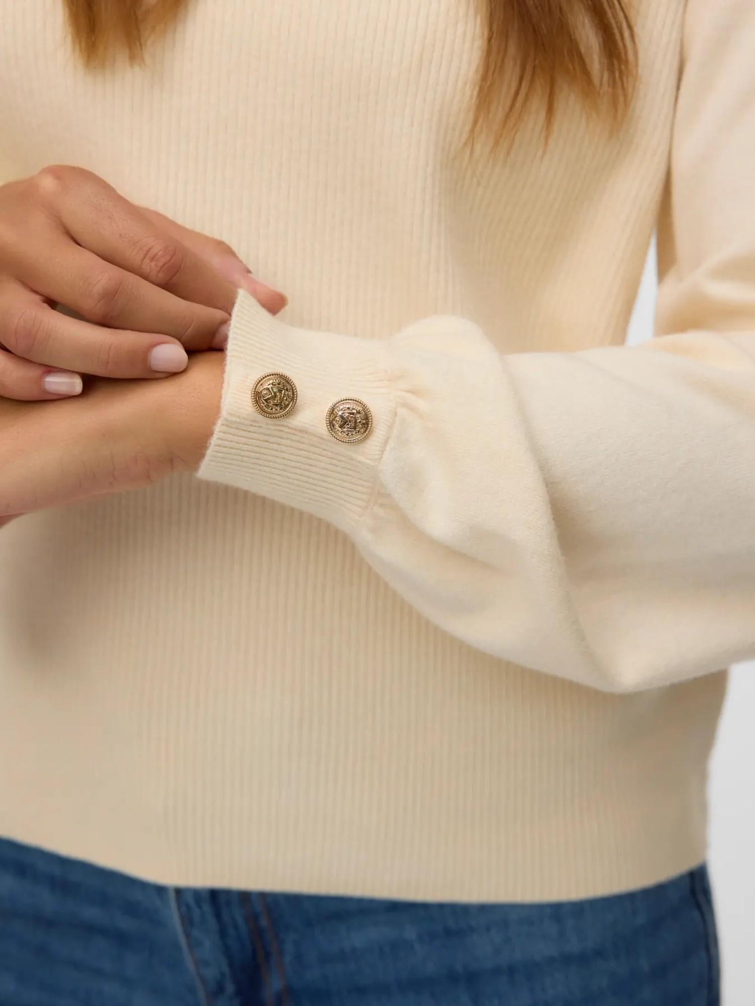 Vero Moda VMHOLLYKARIS Pullover Donna Birch - Santangelo