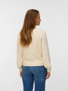 Vero Moda VMHOLLYKARIS Pullover Donna Birch - Santangelo