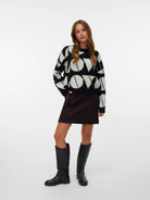 Vero Moda VMLOVE Pullover Donna Nero - Santangelo