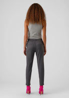 VERO MODA Vero Moda VMMAYA Vita media Pantaloni Donna Grigio Asfalto Pantalone