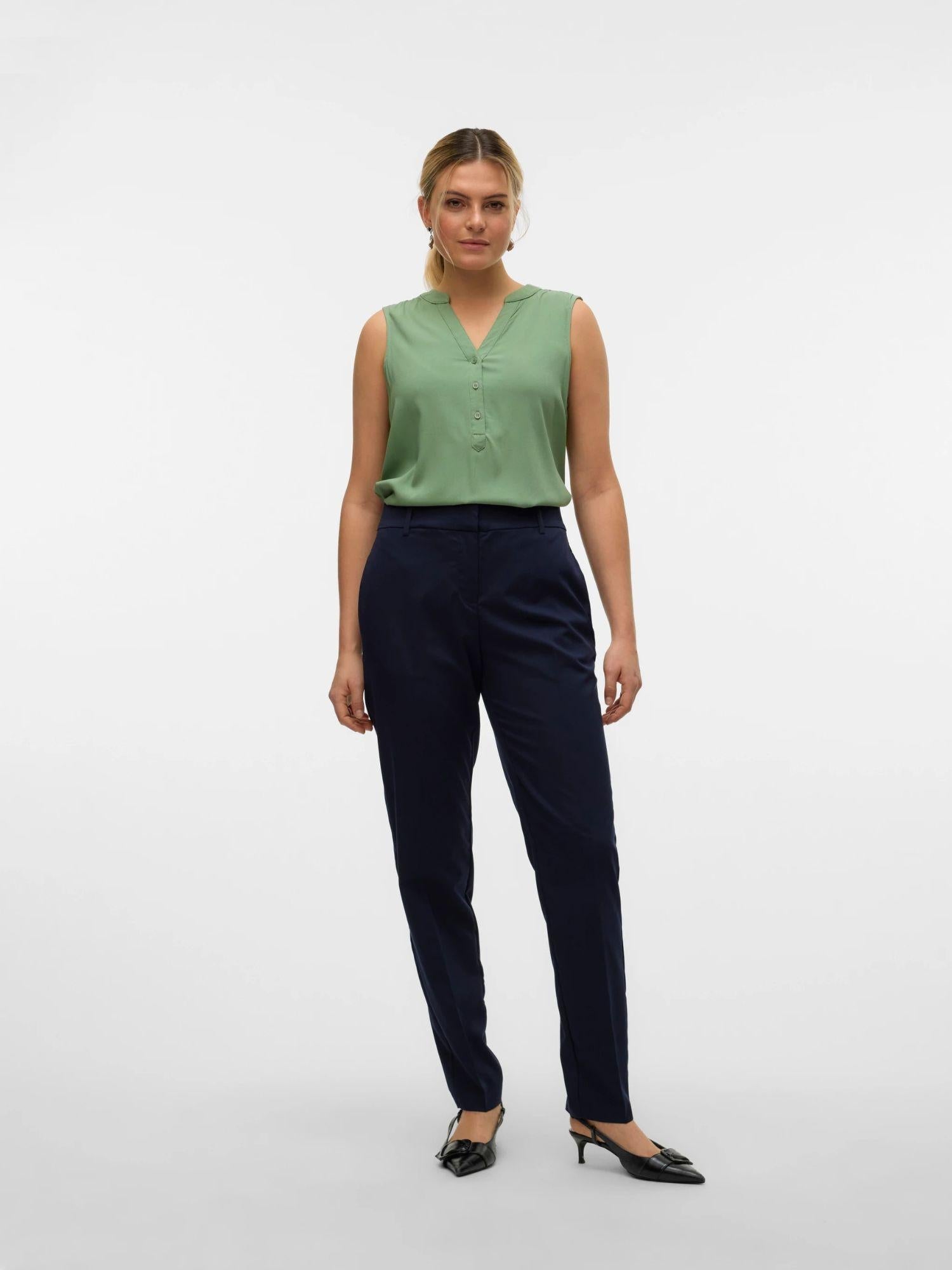 VERO MODA Vero Moda VMNILA Pantaloni formali Donna Navy Blazer Pantalone
