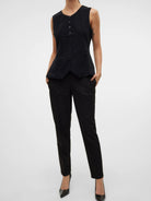 VERO MODA Vero Moda VMNILA Pantaloni formali Donna Nero Pantalone