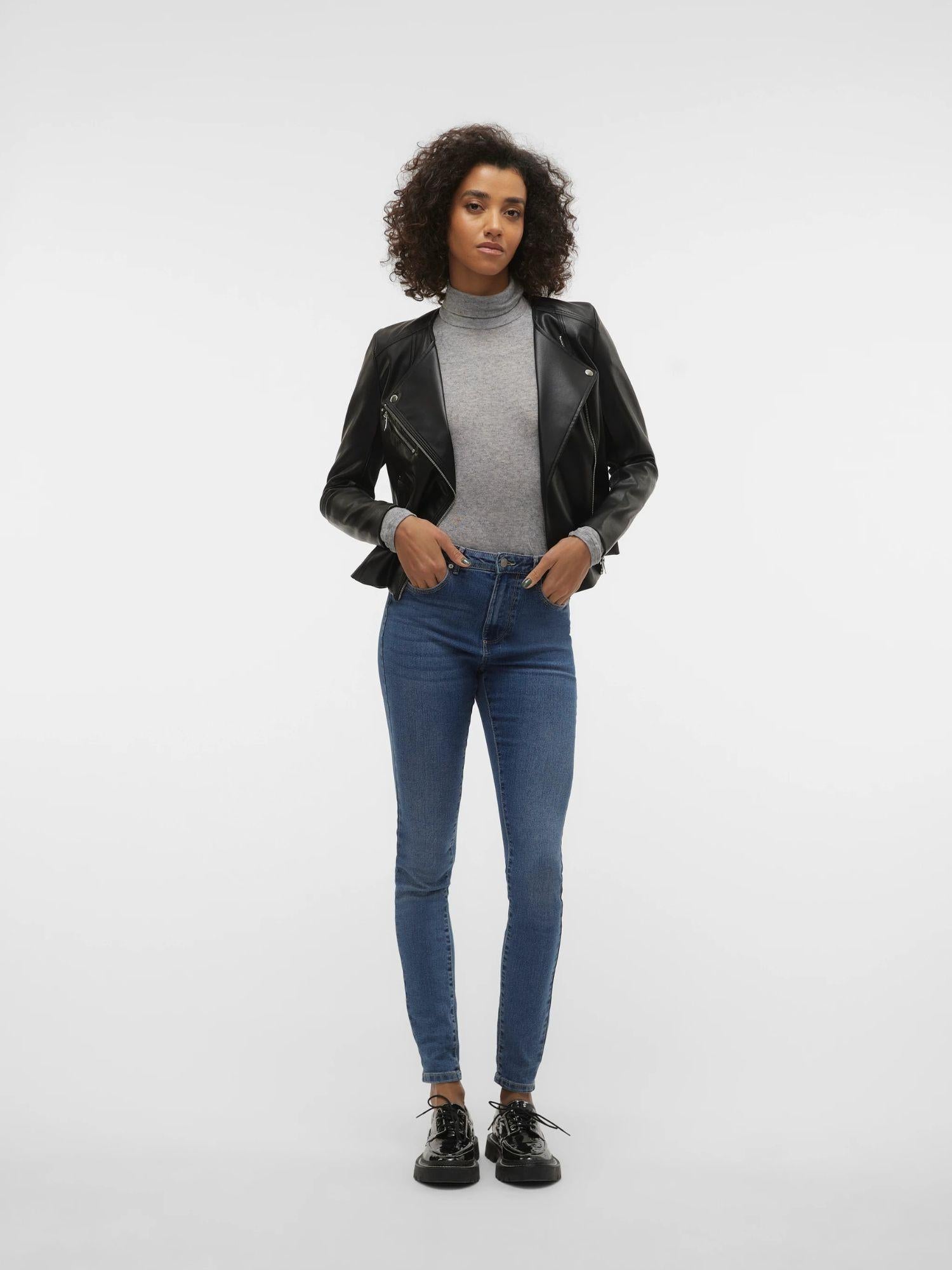 VERO MODA Vero Moda VMRILEY Giacca Donna Nero Giubbino