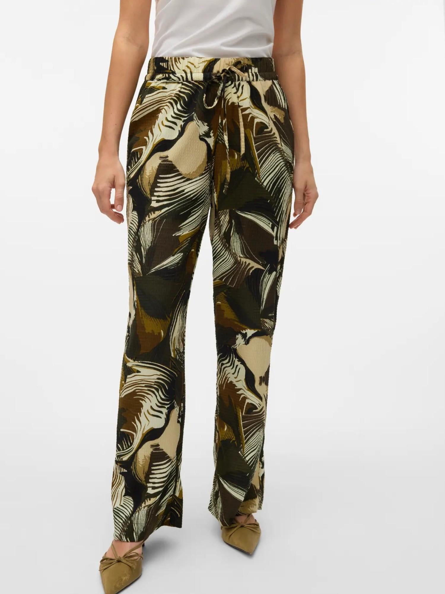 Vero Moda VMRUBY Pantaloni Straight Fit Donna Mermaid Fie - Santangelo