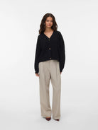 Vero Moda VMSABA Cardigan in Maglia Donna Nero - Santangelo