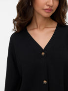 Vero Moda VMSABA Cardigan in Maglia Donna Nero - Santangelo