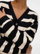 Vero Moda VMSABA Cardigan in Maglia Donna Nero Birch - Santangelo