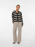 Vero Moda VMSABA Cardigan in Maglia Donna Nero Birch - Santangelo