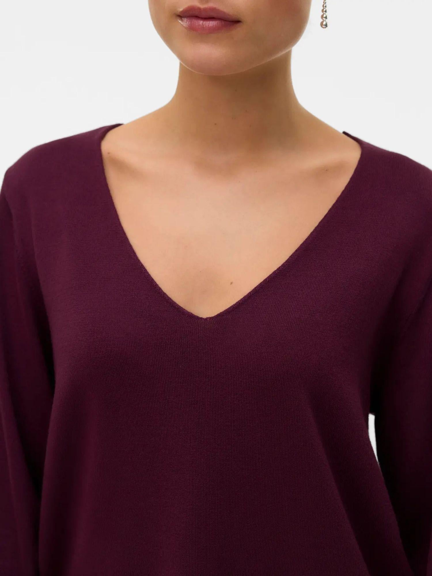 VERO MODA Vero Moda VMSILJE Pullover Donna Winetasting Pullover