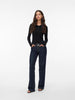 Vero Moda VMSILJERIB Pullover Donna Nero