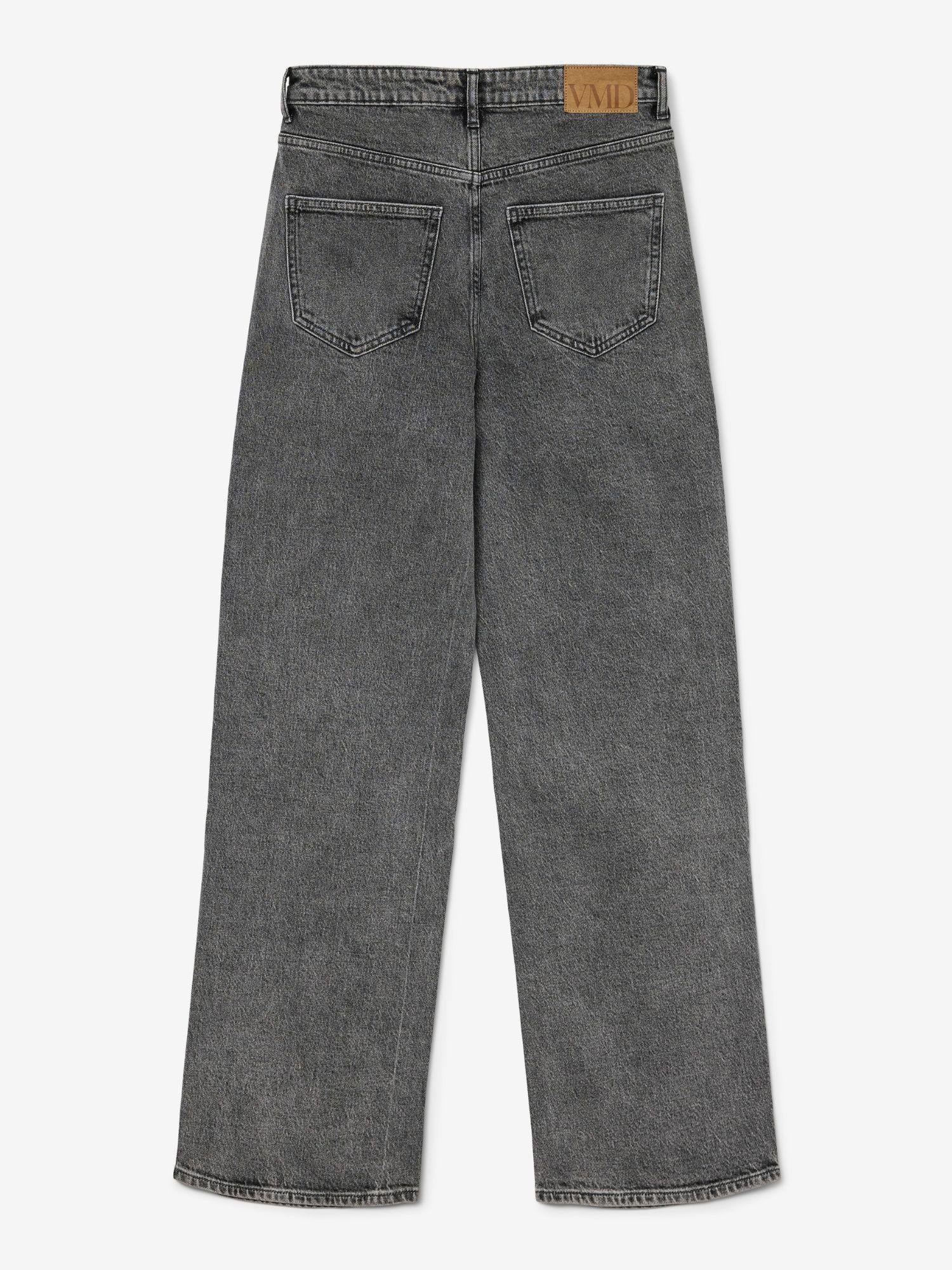 VERO MODA Vero Moda VMTESSA Vita alta Wide Fit Jeans Donna Medium Grey Denim Jeans