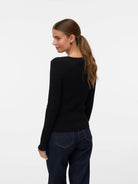 VERO MODA Vero Moda VMWONDER Cardigan Donna Nero Knit Cardigan
