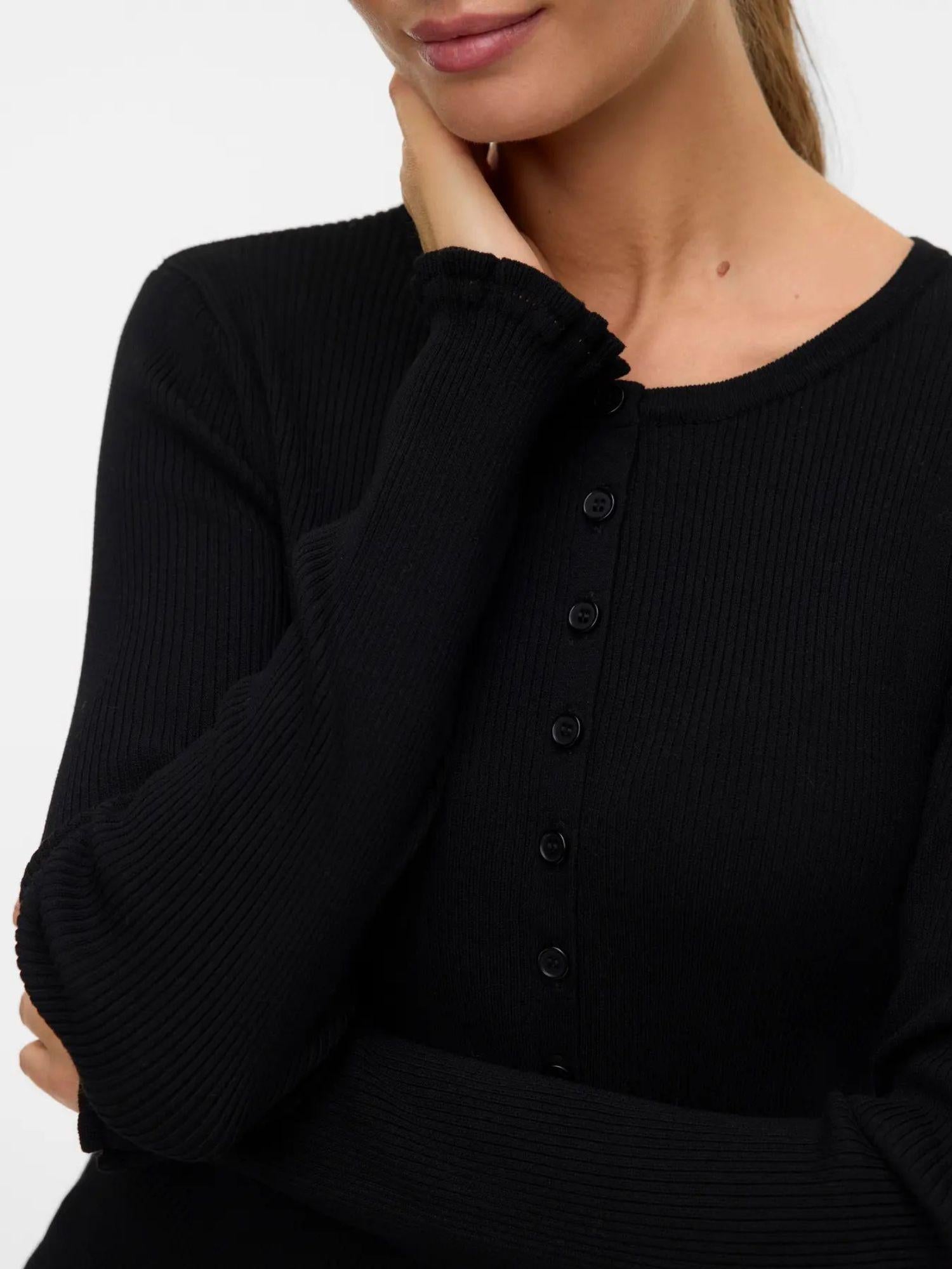 VERO MODA Vero Moda VMWONDER Cardigan Donna Nero Knit Cardigan