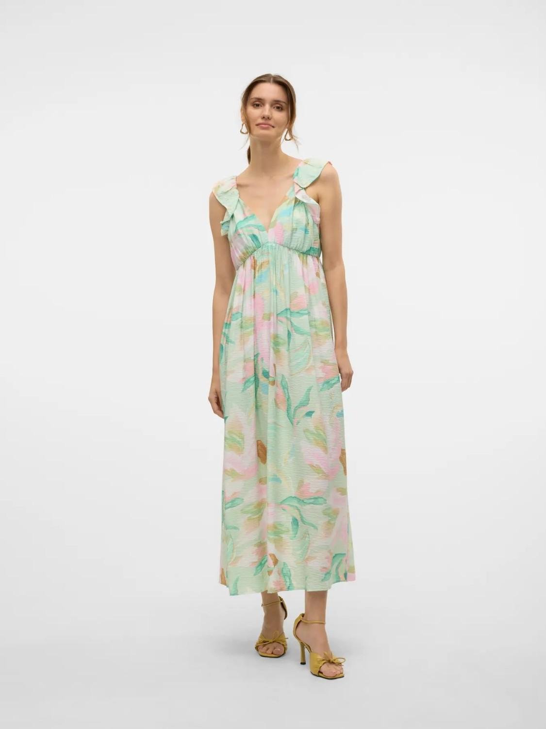 Vestito Donna Birds Egg Green Myra - Santangelo