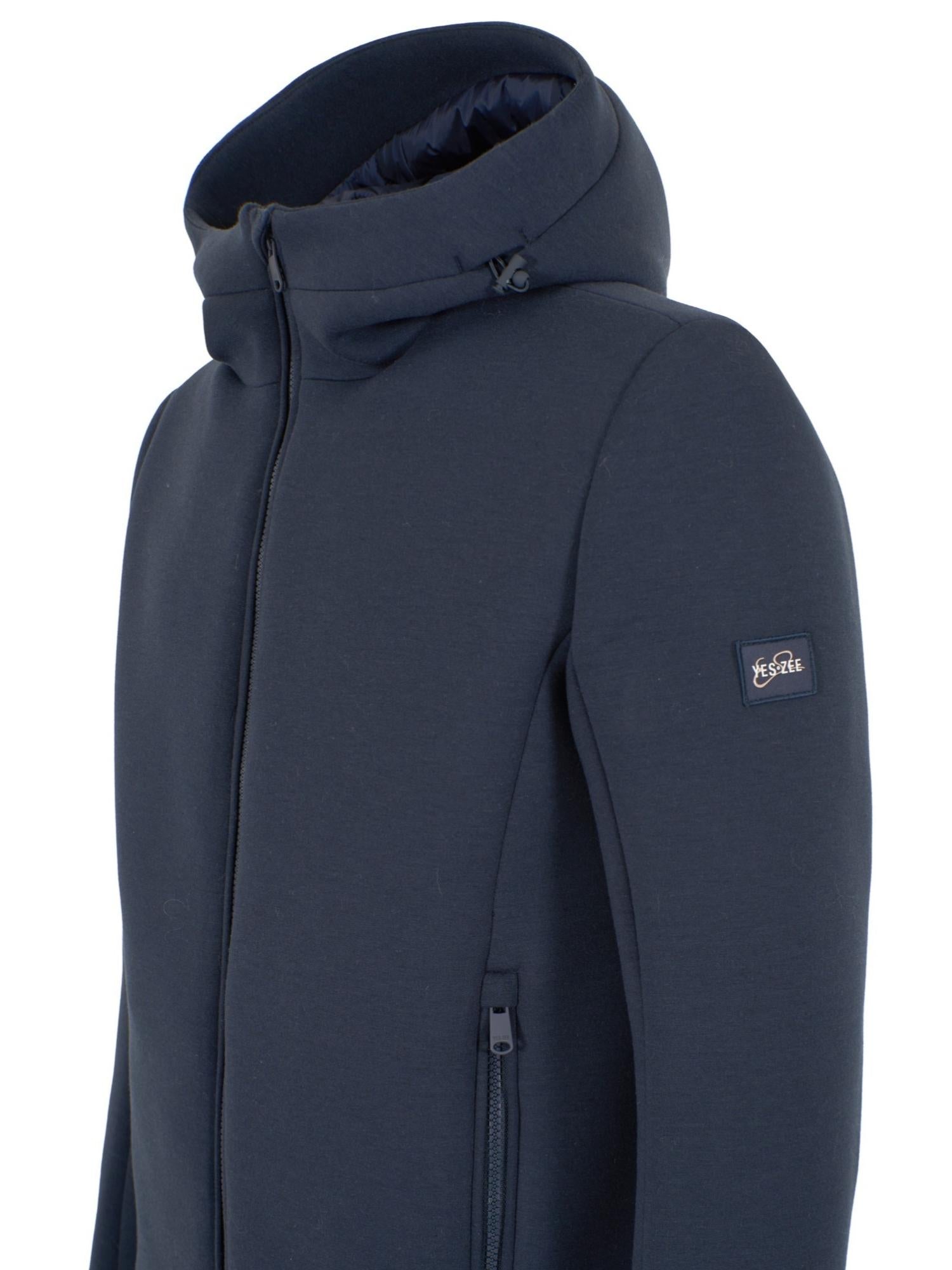 Yes Zee Giubbino in neoprene Interno trapuntato Uomo Blu - Santangelo