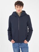 Yes Zee Giubbino in neoprene Interno trapuntato Uomo Blu - Santangelo