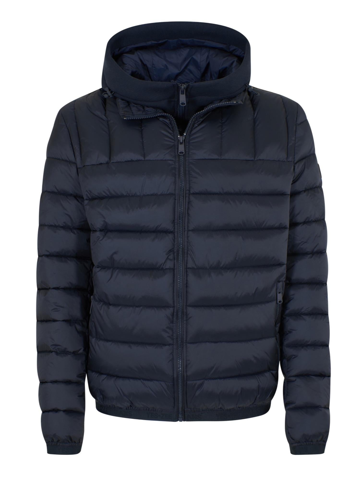 Yes Zee Giubbino Trapuntato Cappuccio staccabile Uomo Blu - Santangelo