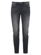 Yes Zee Jeans 5 Tasche Slim Fit Uomo Nero Stone - Santangelo