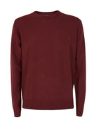 Yes Zee Maglia Girocollo Uomo Bordeaux - Santangelo