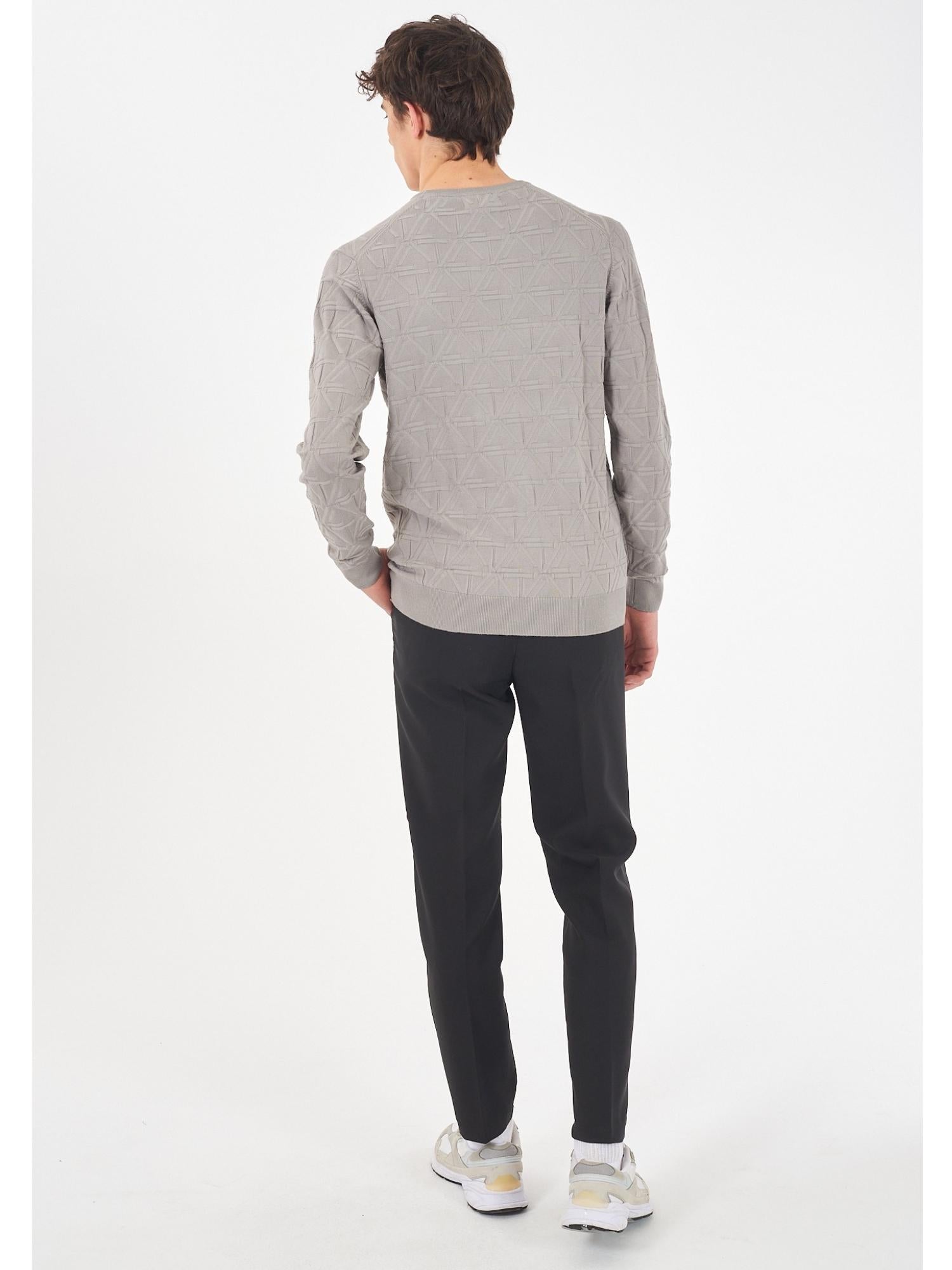 Yes Zee Maglia Girocollo Uomo Grigio - Santangelo