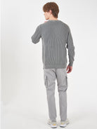 Yes Zee Maglia Girocollo Uomo Grigio chiaro - Santangelo