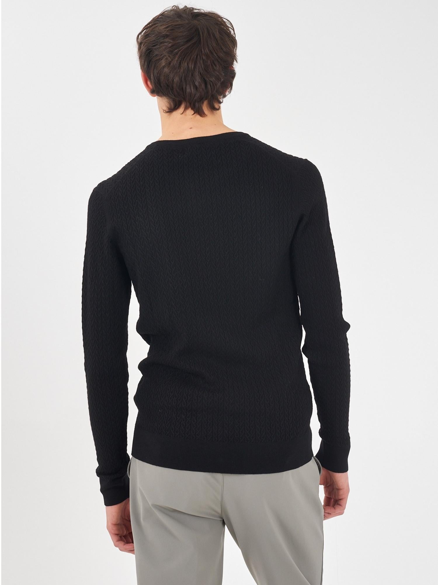 Yes Zee Maglia Girocollo Uomo Nero - Santangelo