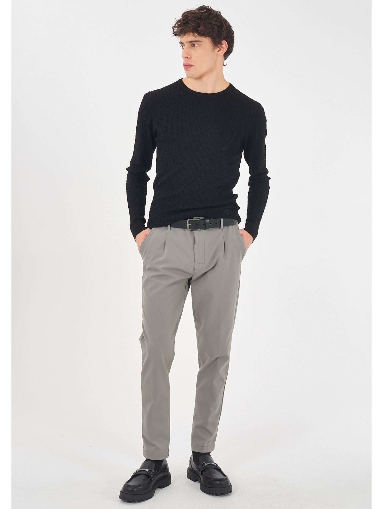 Yes Zee Maglia Girocollo Uomo Nero - Santangelo