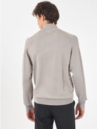 Yes Zee Maglia Lupetto con mezza zip Uomo Grigio chiaro - Santangelo
