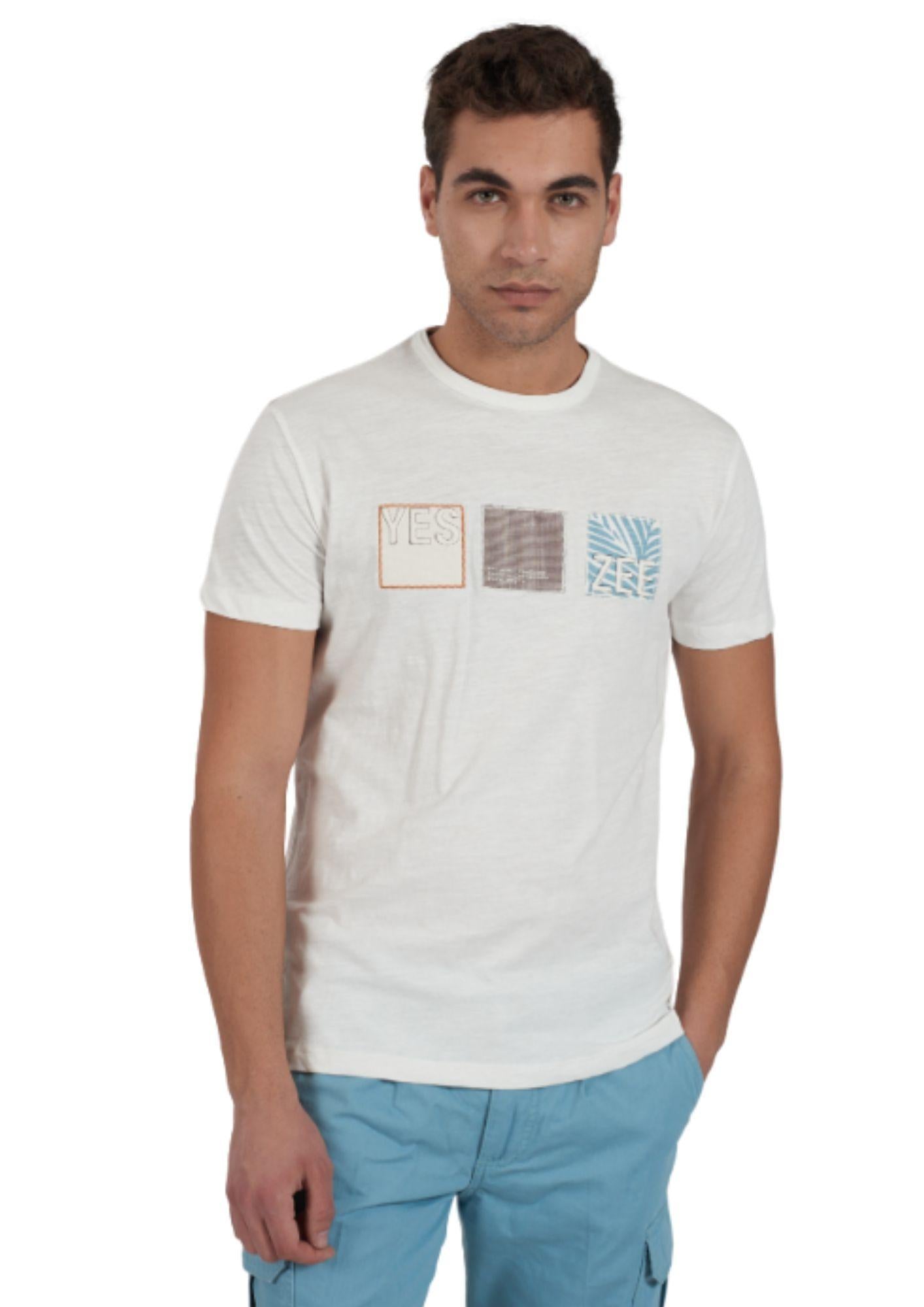 Yes Zee T-Shirt Uomo Bianca - Santangelo