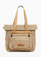Zaino Donna Voyager Beige Raffia - Santangelo