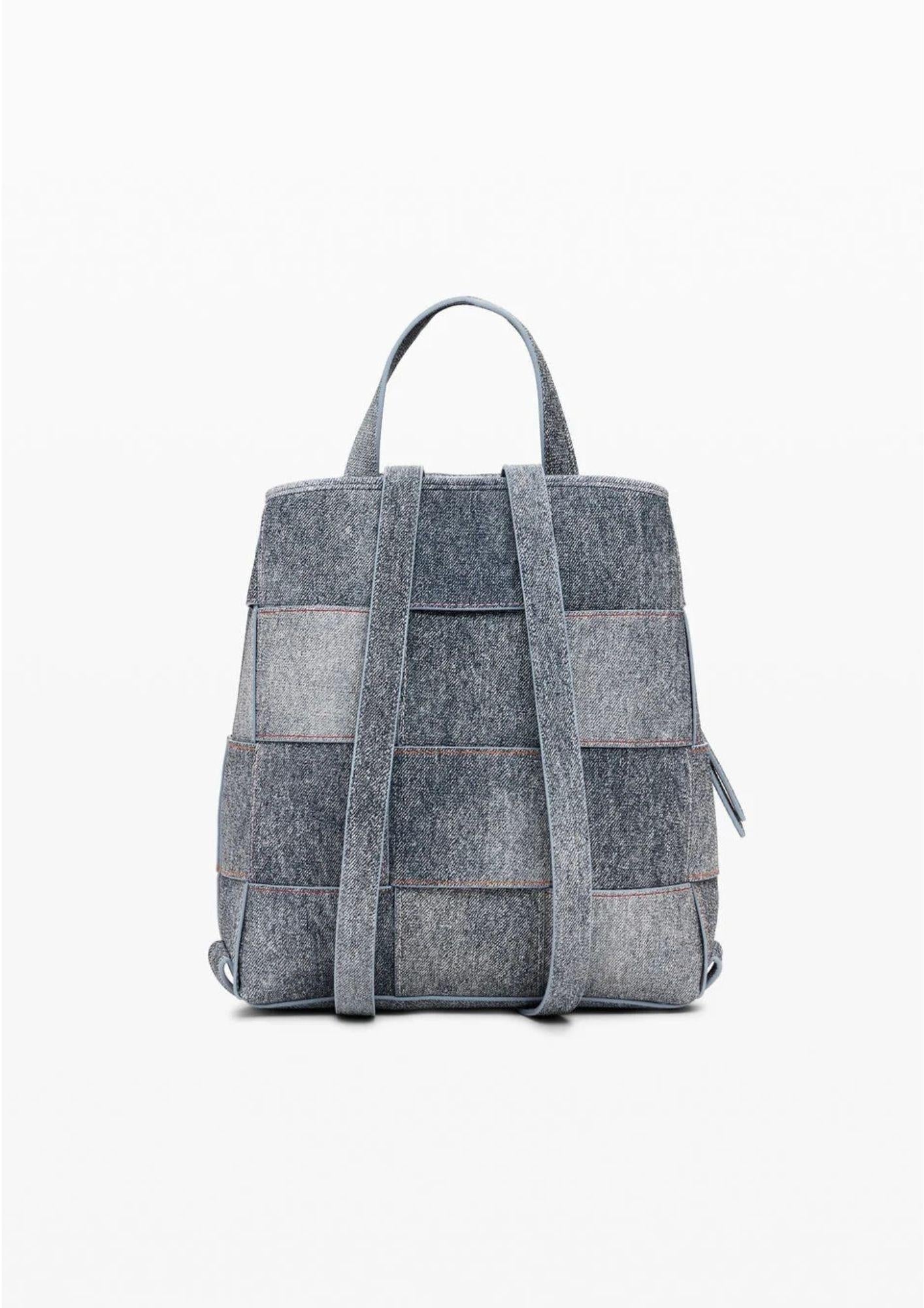 Zaino Donna Yoko Pu Denim Sumy Mini Blu - Santangelo