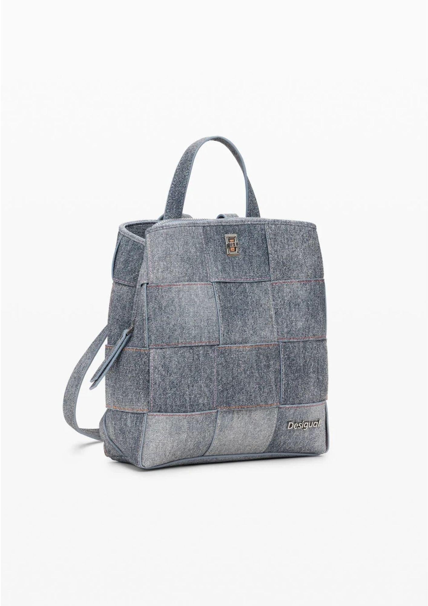 Zaino Donna Yoko Pu Denim Sumy Mini Blu - Santangelo